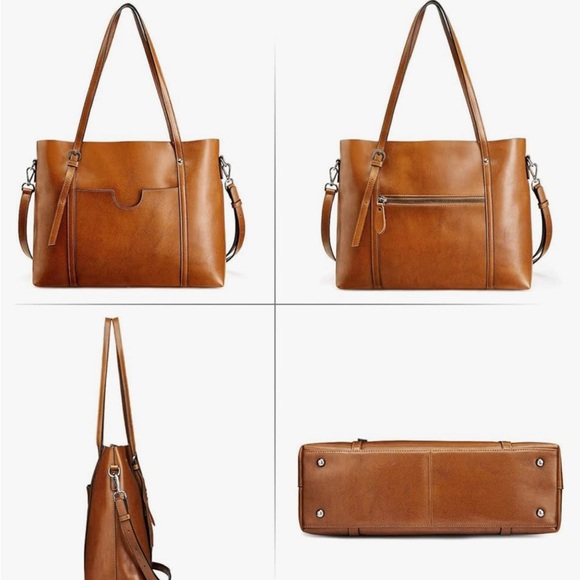 Over the shoulder with cross body strap for woman! Work bag, laptop bag - Picture 4 of 7